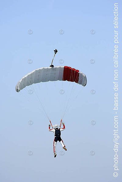 saut en parachute - parachute drop